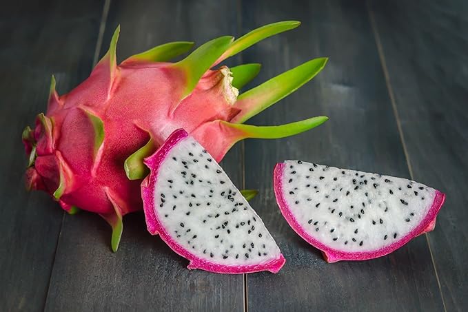 Dragon Fruit Seeds – Non-GMO, Heirloom, for Garden Planting, White Flesh Dragon Fruit