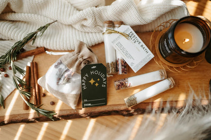 Festive Bath Soaks -Stocking Stuffers & Christmas Ornaments