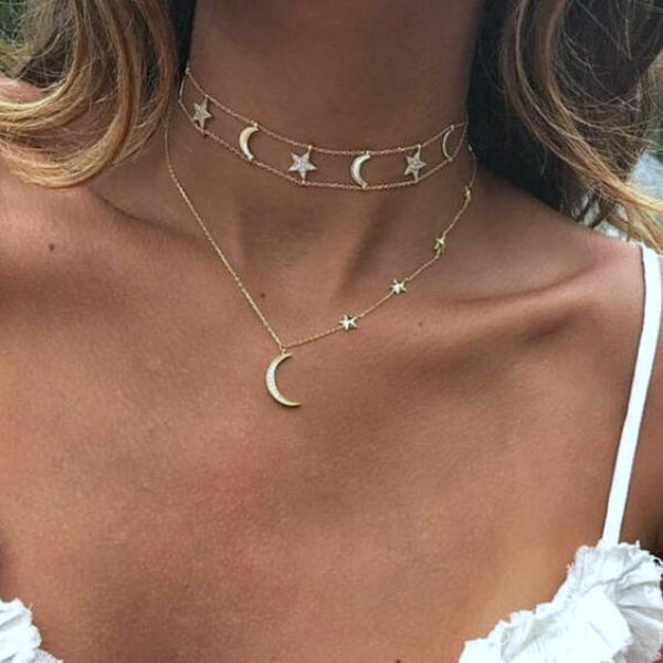 Celestial Layered Necklace
