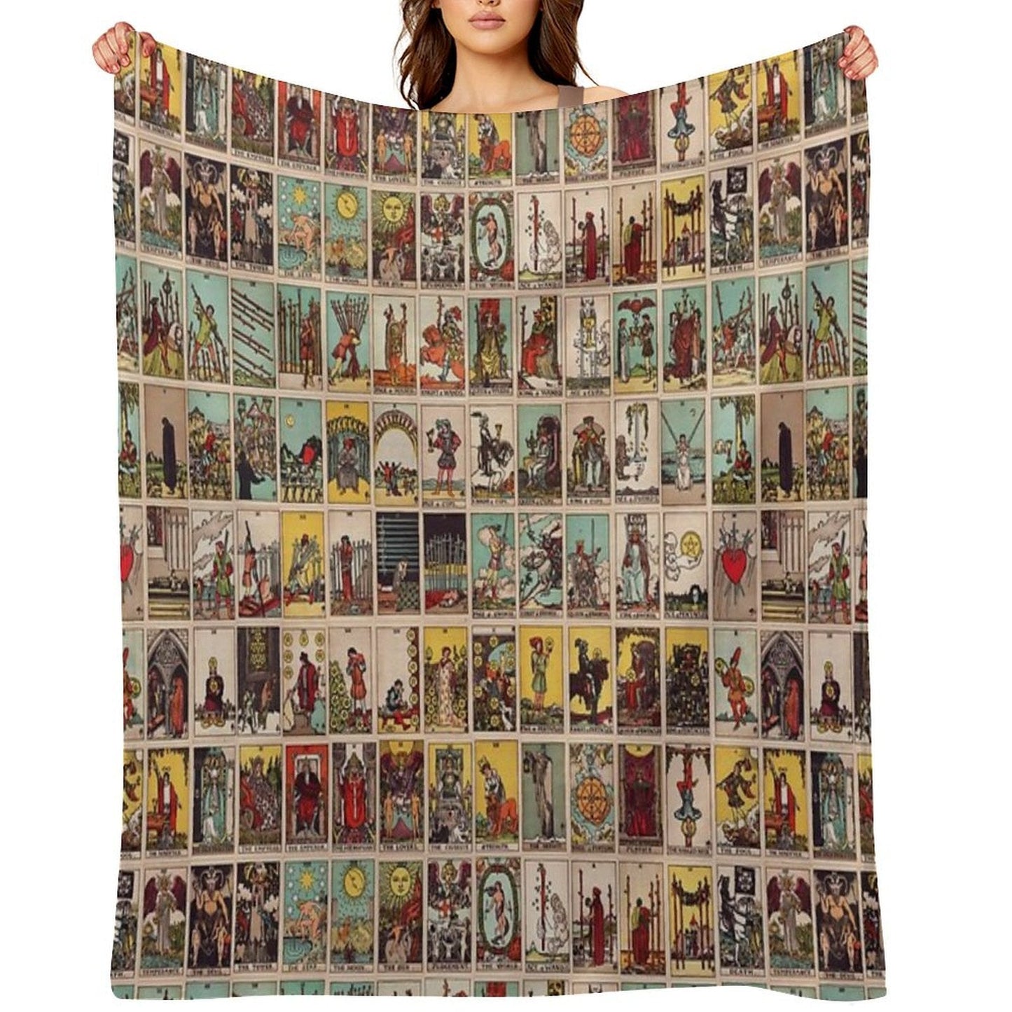 Tarot Deck Throw Blanket