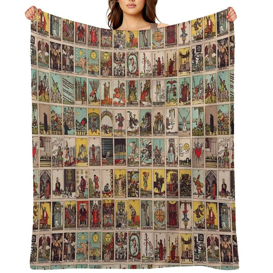 Tarot Deck Throw Blanket