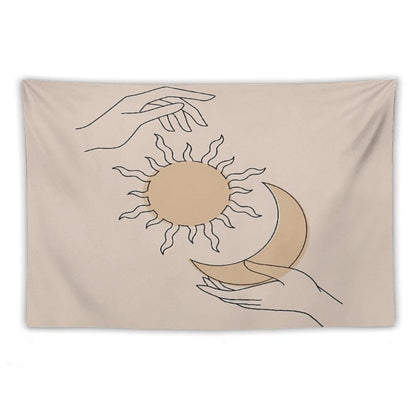 Sun And Moon Tapestry