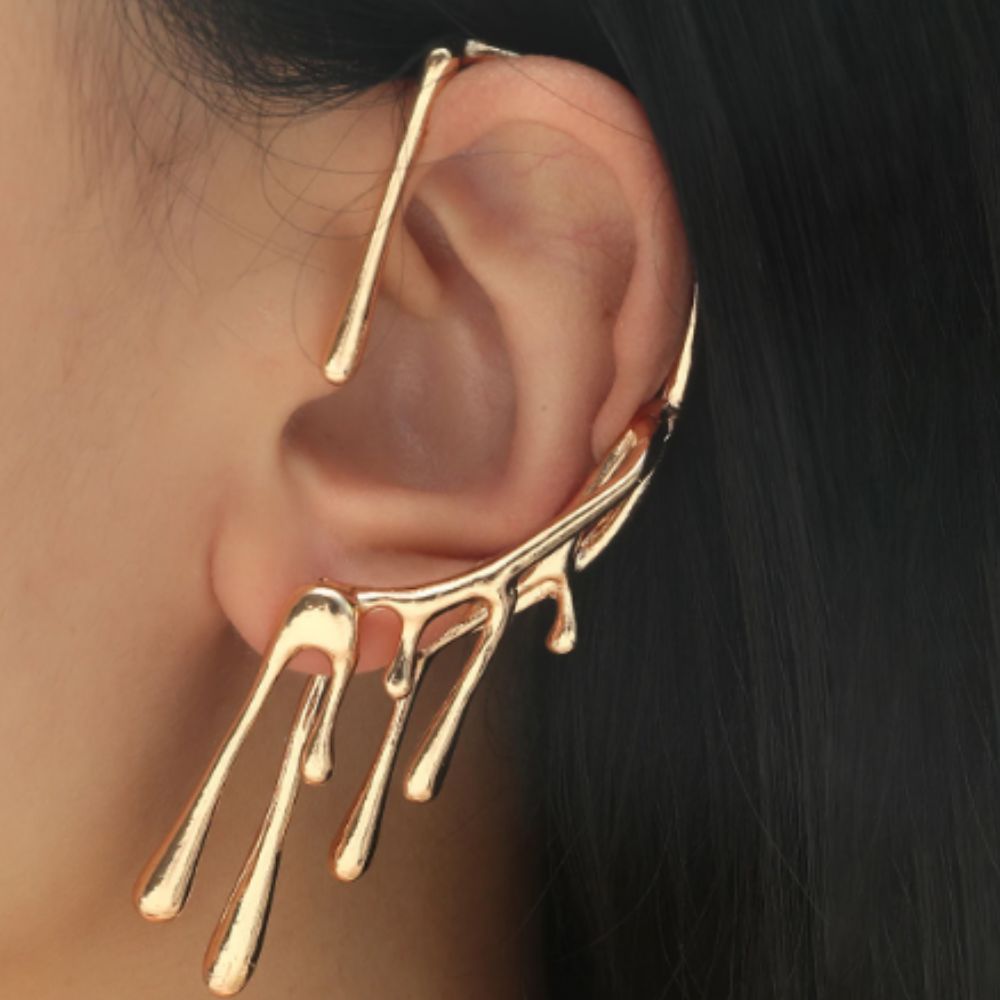 GOLD LAVA EAR CUFF
