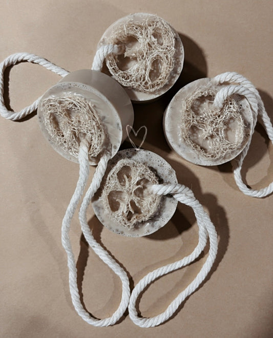 Soap On A Rope – Santal + Coconut | Natural Exfoliating Bar Soap