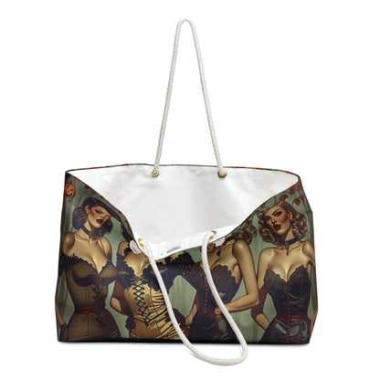Spooky Beauties Retro Halloween Glamour Pin-Up Weekender Bag