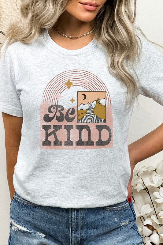 Be Kind Boho Moon - T-Shirt
