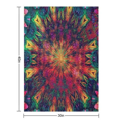 Mandala Love Throw Blanket