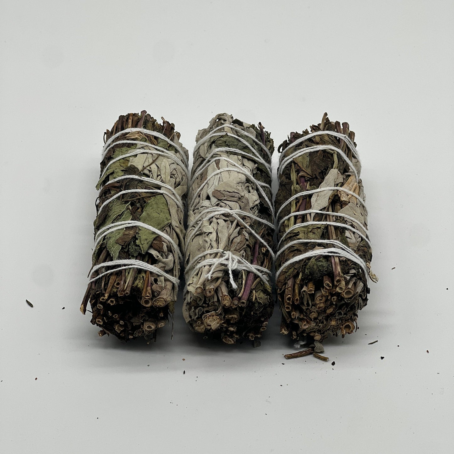 Peppermint & White Sage Smudging Sticks - 4" Sustainably Harvested