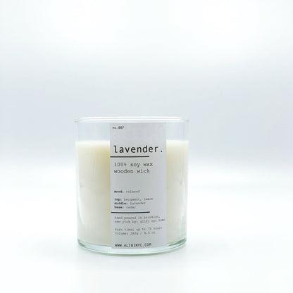 LAVENDER | 100% SOY WOODEN WICK CANDLE