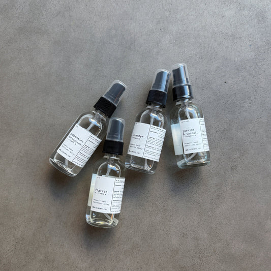 Scented Organic Hand Sanitizer Spray + VITAMIN E, multiple scents!