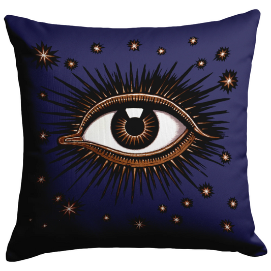 "All Seeing Eye" - Throw Pillow (Violet)