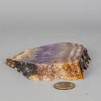 Amethyst "Laced" Agate Crystal Slab