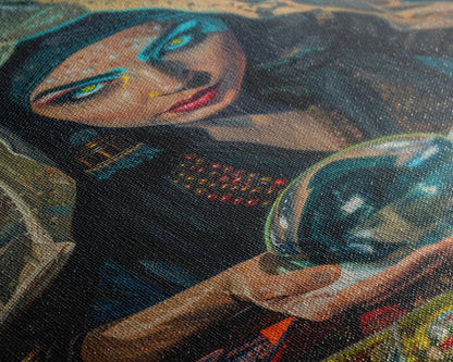 Fortune Teller with Crystal Ball Wall Art