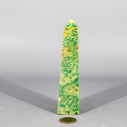 Aventurine Tall Quartz Obelisk Tower