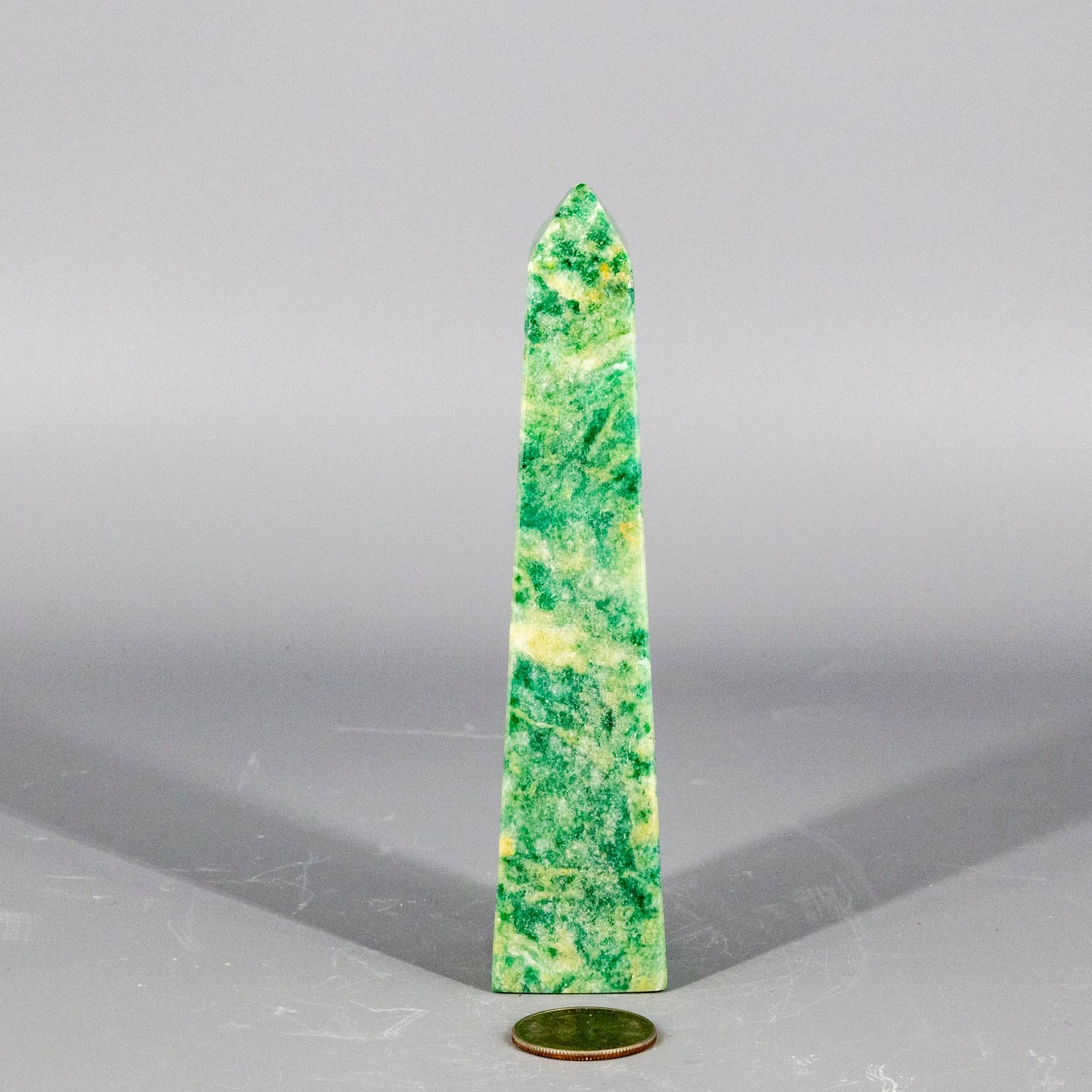 Aventurine Tall Quartz Obelisk Tower