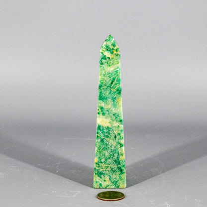Aventurine Tall Quartz Obelisk Tower