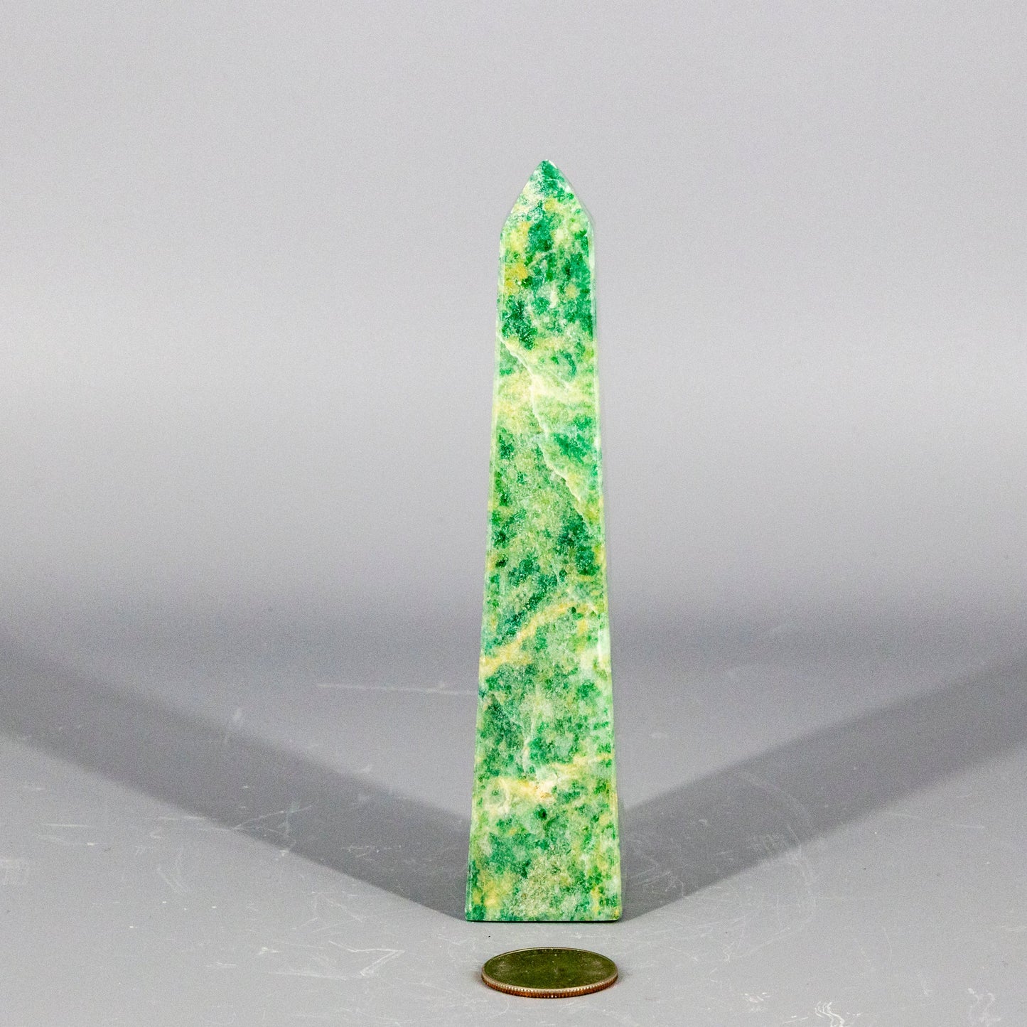 Aventurine Tall Quartz Obelisk Tower