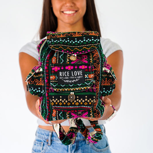 Mini Recycled Travel Backpack Dana