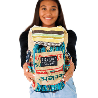 Mini Recycled Travel Backpack Goa