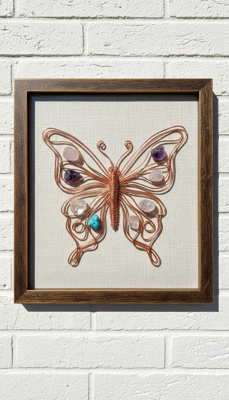 Butterfly Crystals Picture /Home Decor/  Wall Decortion