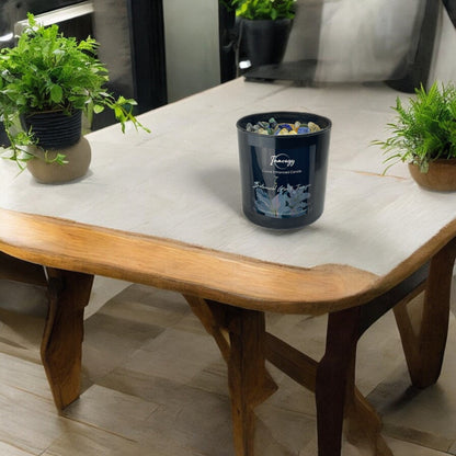 Botanical Gin & Juniper Crystal Candle, 9oz