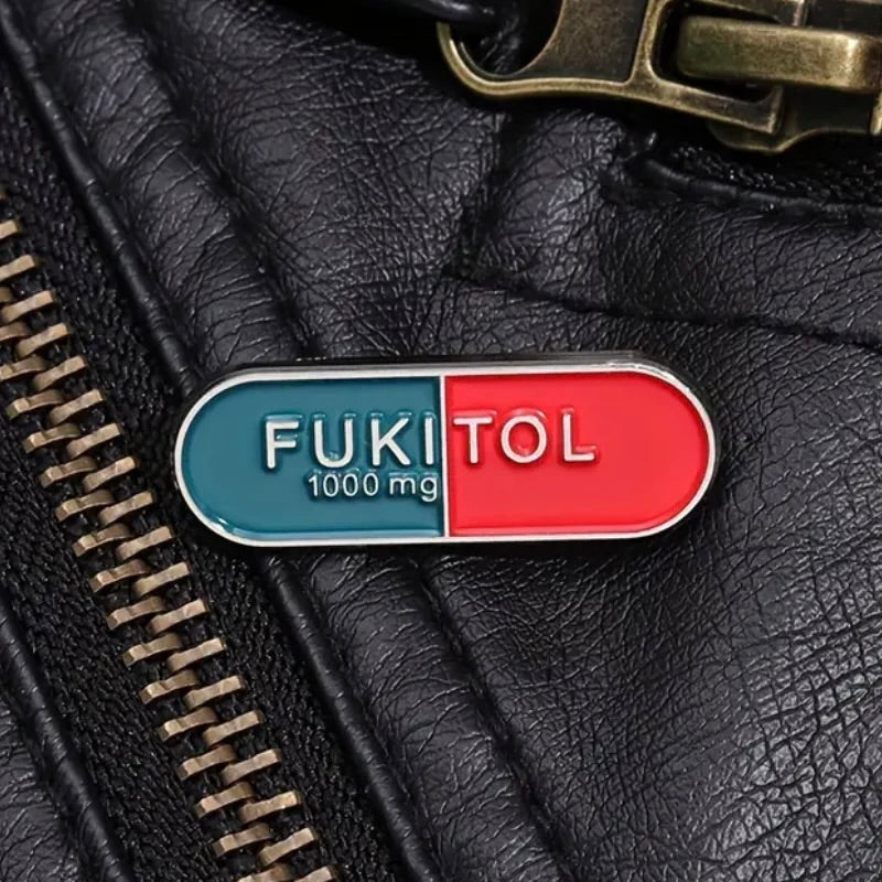 Fukitol Enamel Pin