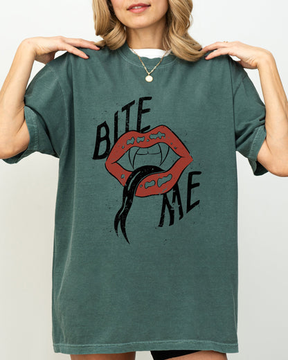 Bite Me,Vampire Lips - Comfort Colors TShirt