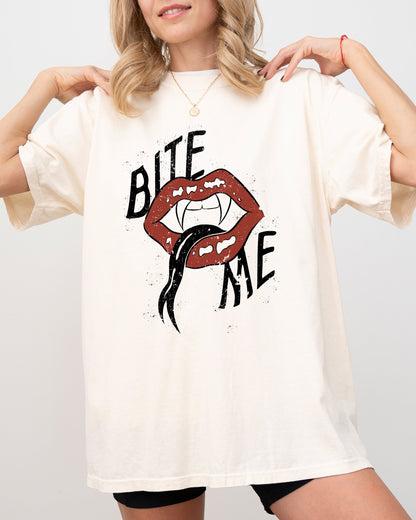 Bite Me,Vampire Lips - Comfort Colors TShirt