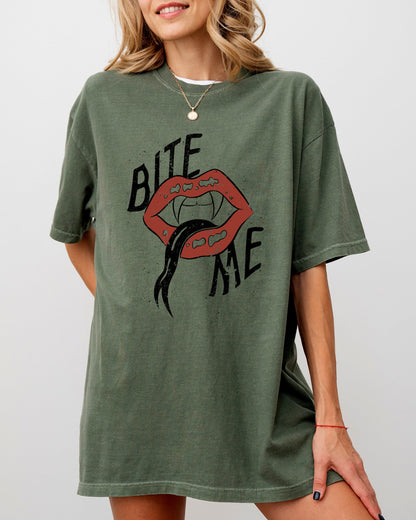 Bite Me,Vampire Lips - Comfort Colors TShirt
