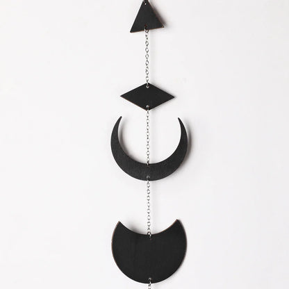 Black Moon Phase Wall Hanger