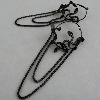 Snake Hoop Earrings