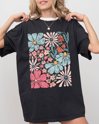 Groovy Blossoms - Comfort Colors Tshirt