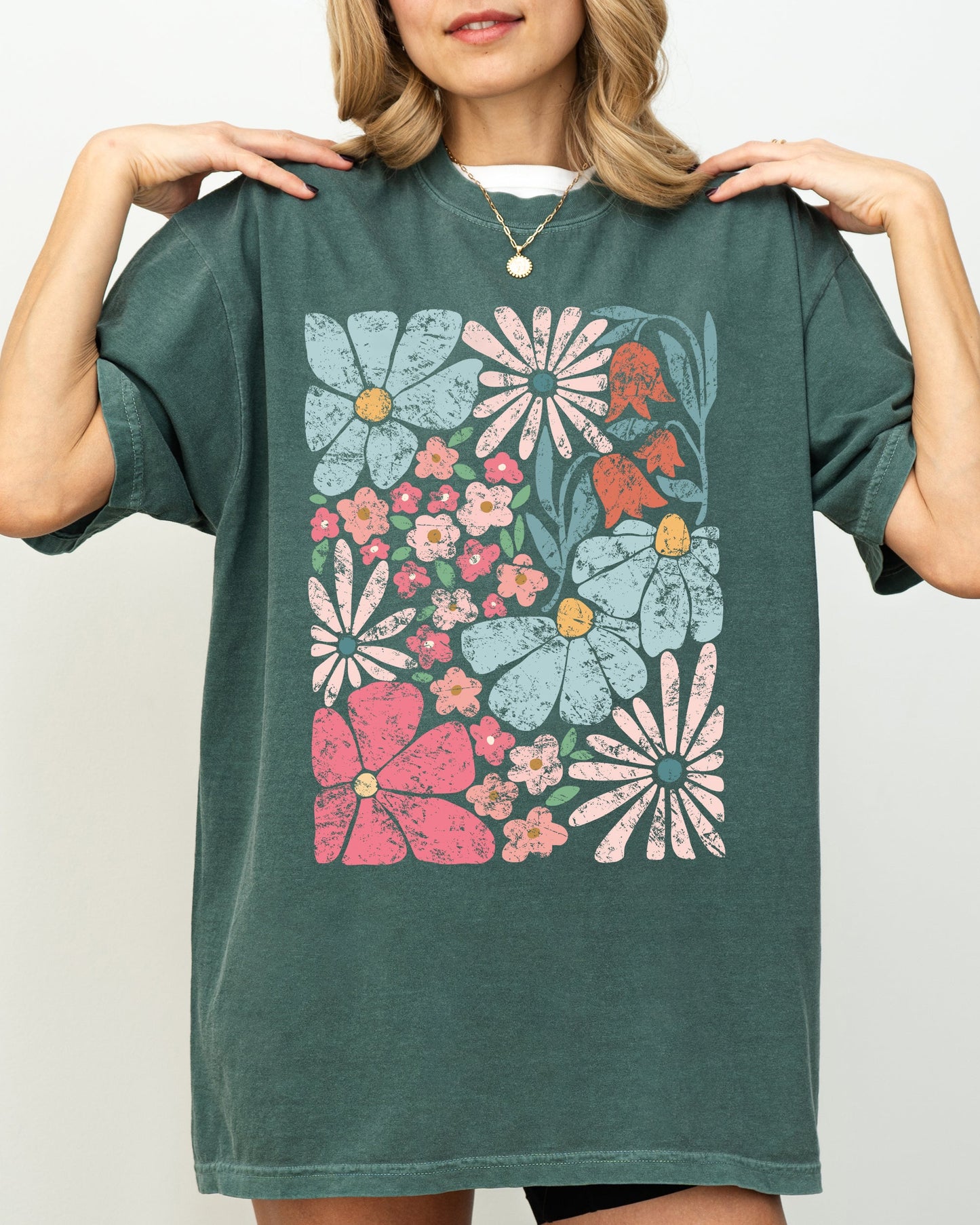Groovy Blossoms - Comfort Colors Tshirt
