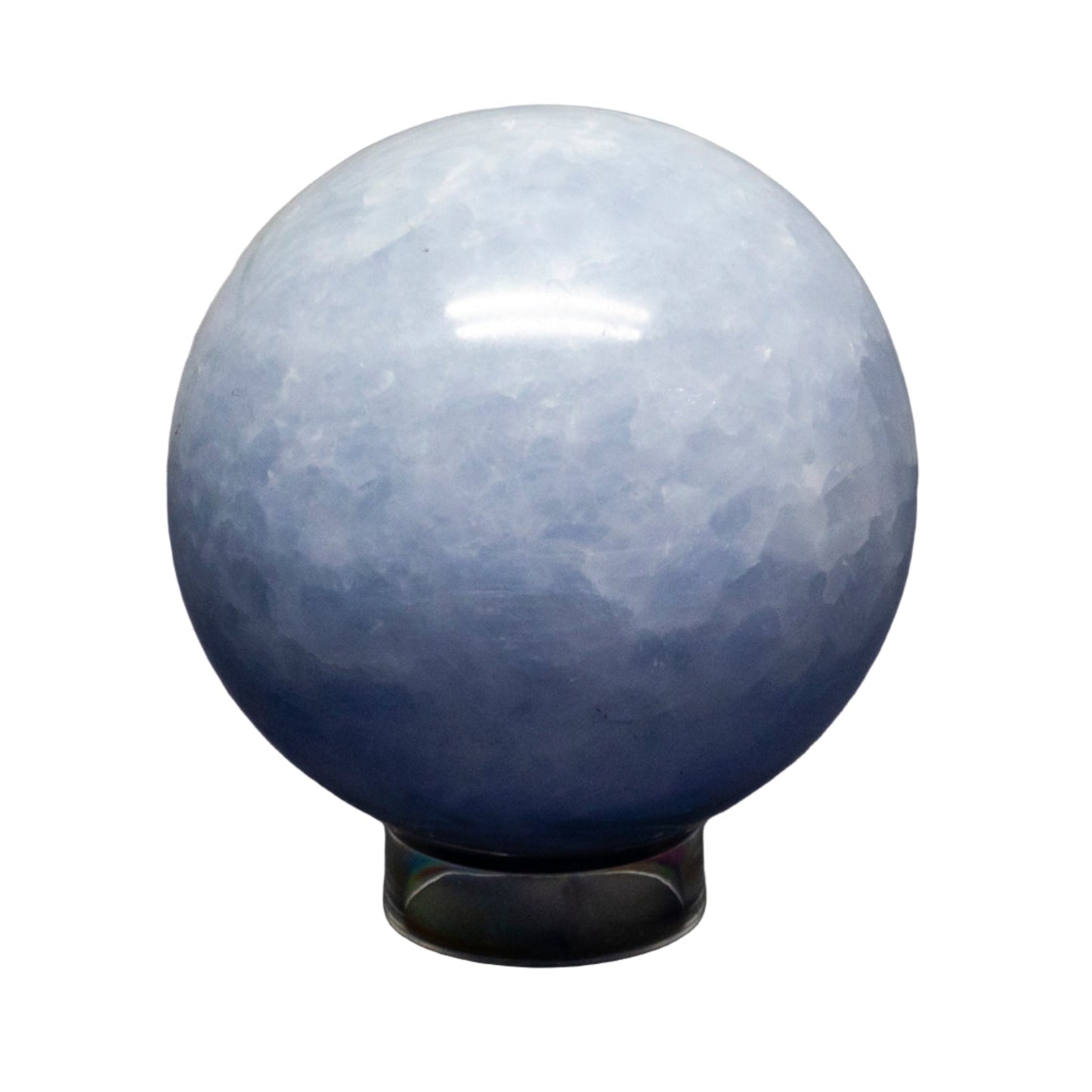 Blue Calcite Spheres 72-93mm