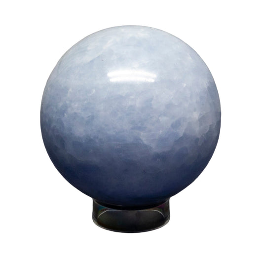 Blue Calcite Spheres 72-93mm