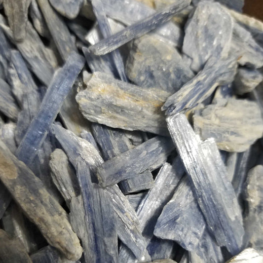 Blue Kayanite Raw Stones - Enhance Psychic Abilities, Chakra Harmony, & Mind-Heart Connection