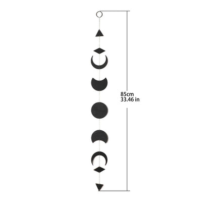 Black Moon Phase Wall Hanger