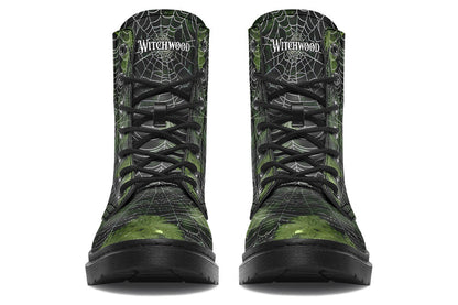 Vegan Ankle Boots - Garden Webs