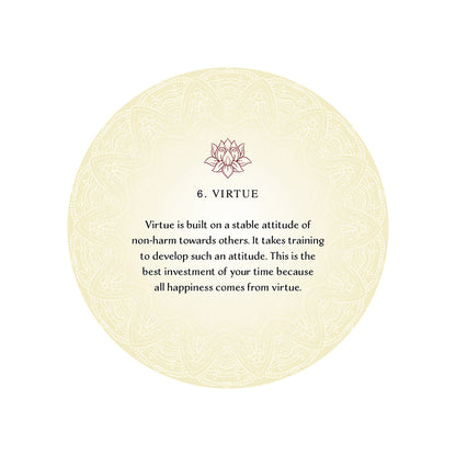 Buddhism Oracle Cards: The Science of Peace & Happiness