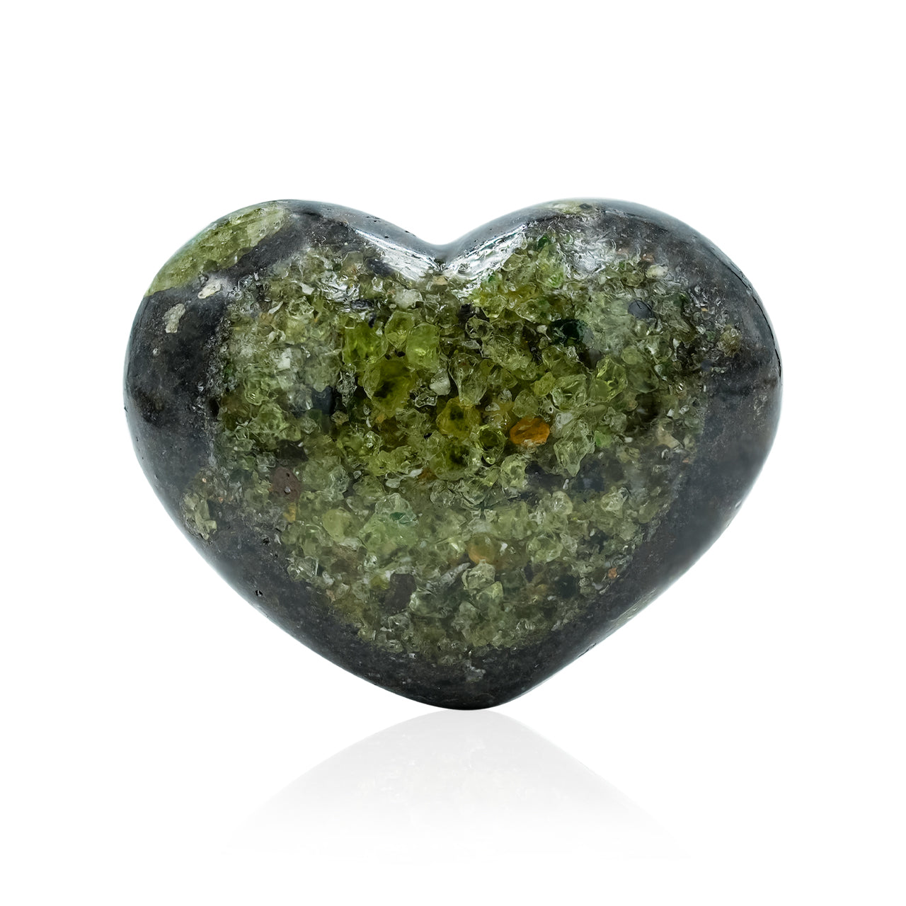 Starborn Arizona Peridot Heart 32-35mm - 1 Piece