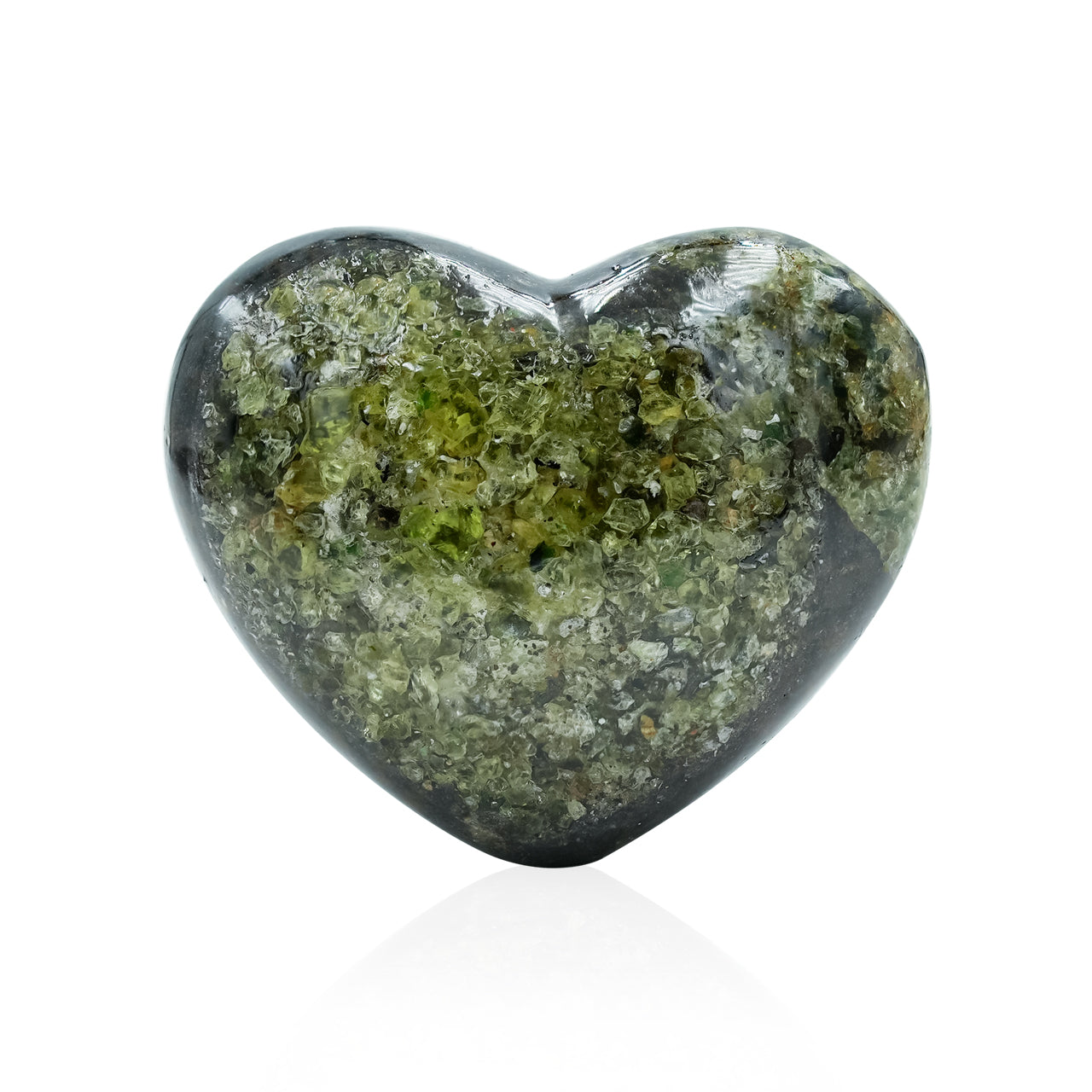 Starborn Arizona Peridot Heart 32-35mm - 1 Piece