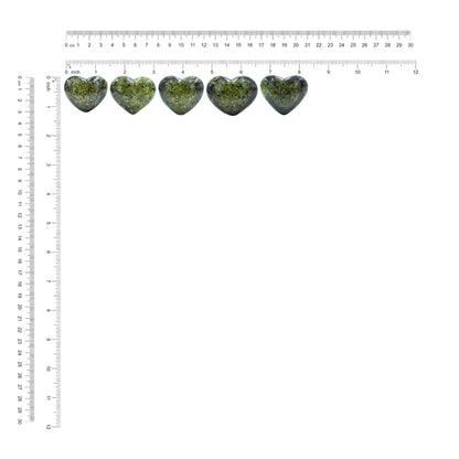 Starborn Arizona Peridot Heart 32-35mm - 1 Piece