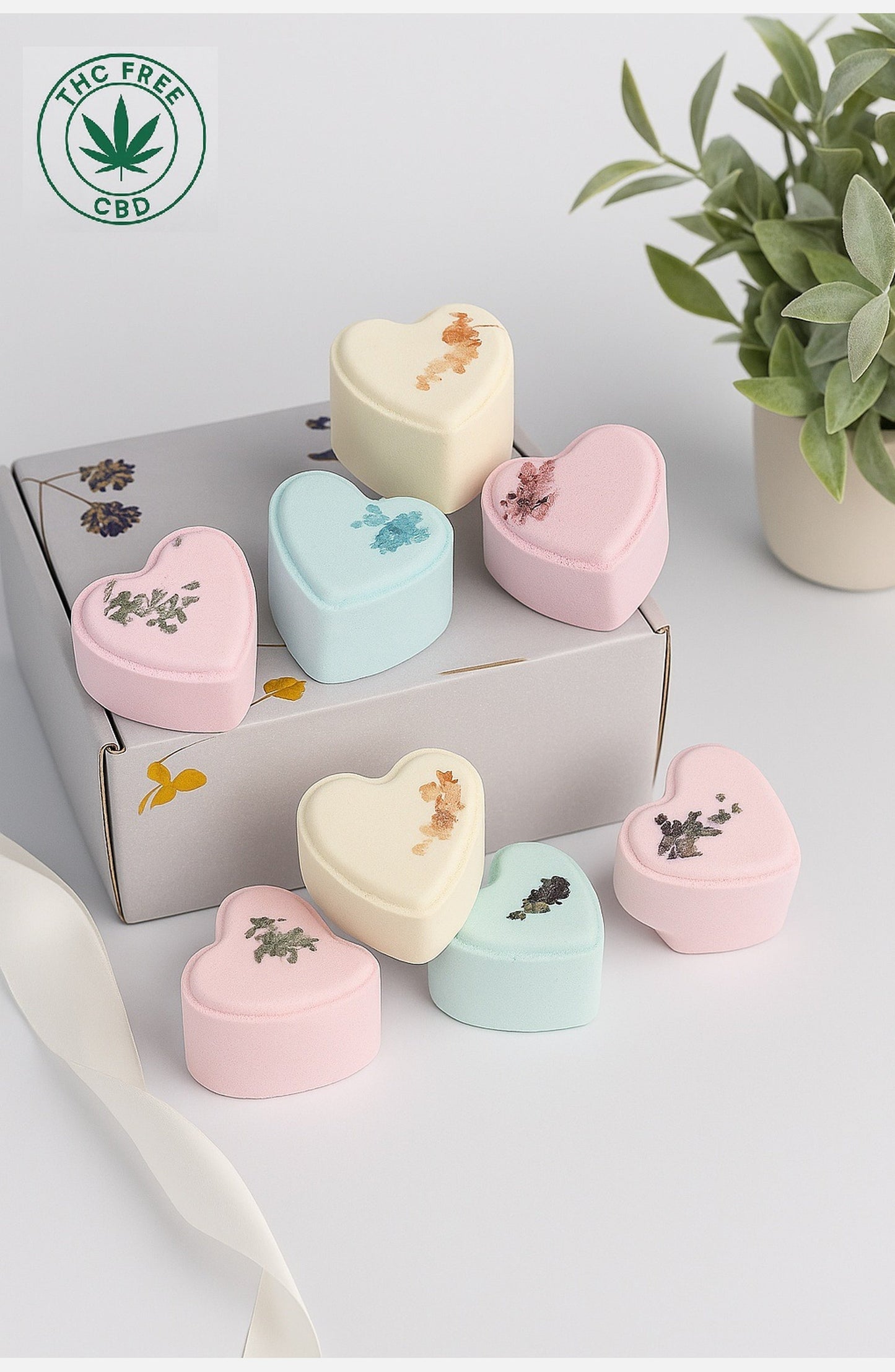 CBD - 8 Bath bombs set -  perfect for a relaxing Mother's day bath