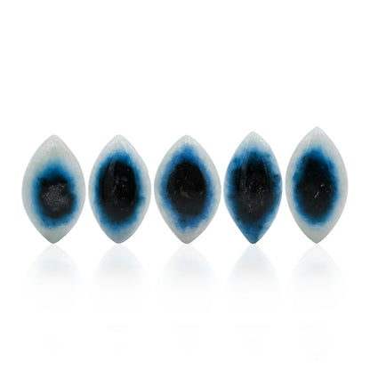 Rare Eyeshape Blue Ice Glacierite Cabochon - 1 piece