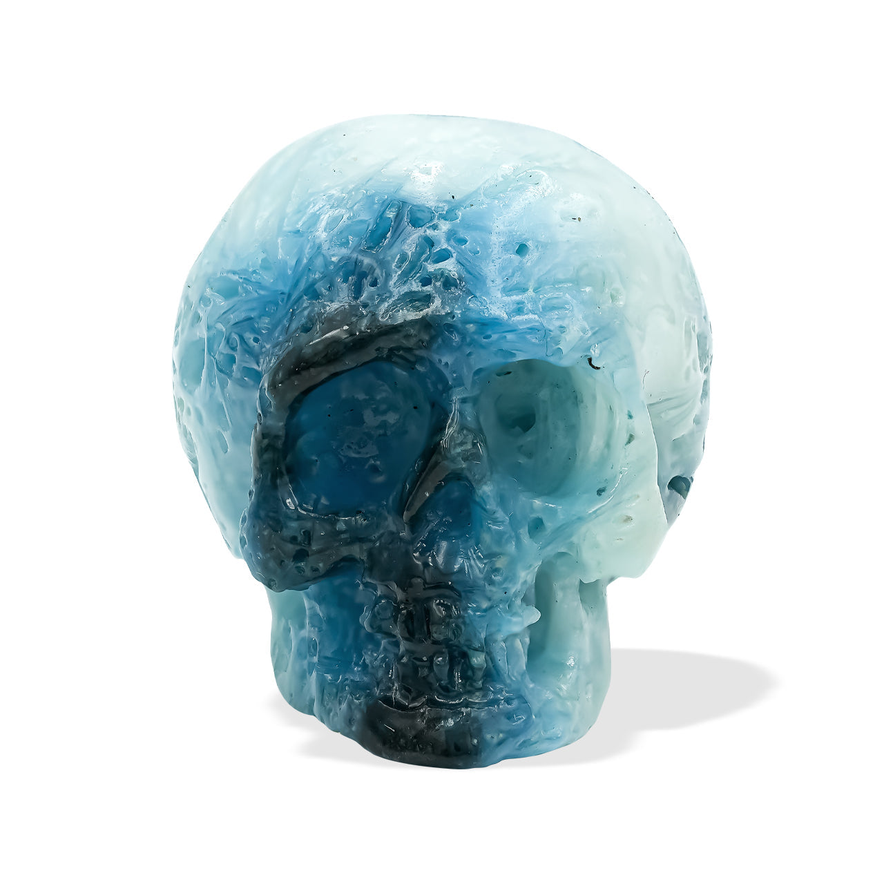 Starborn Blue Ice Glacierite Hand-Carved Skull 25-30 mm