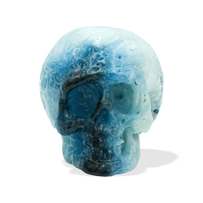 Starborn Blue Ice Glacierite Hand-Carved Skull 25-30 mm