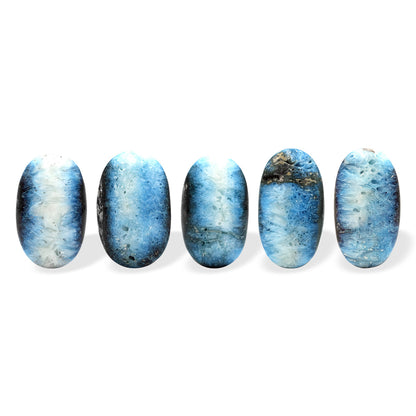 Starborn Polished Blue Ice Glacierite Palm Stone