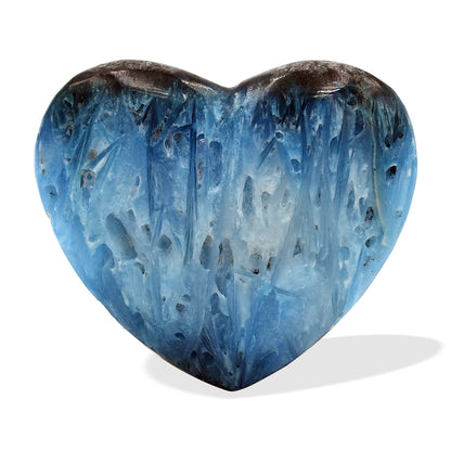Starborn Blue Ice Glacierite Heart Shaped Stone - 1 Piece