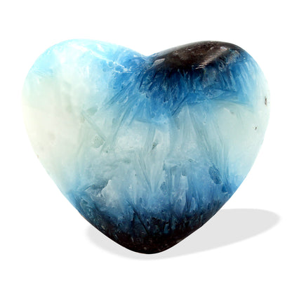 Starborn Blue Ice Glacierite Heart Shaped Stone - 1 Piece