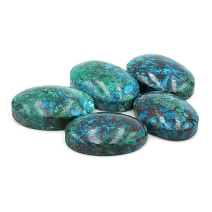 Starborn Natural Chile Chrysocolla Oval Cabochon 27mm - 1 piece